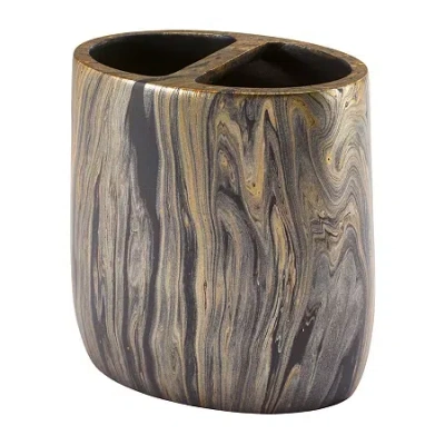 Nicole Miller Harper Toothbrush Holder In Black