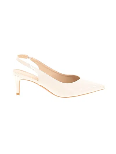 Pre-owned Nicole Miller Heels In Ivory