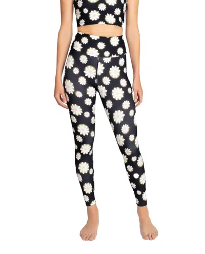 Nicole Miller High Rise Leggings In Hazy Daisy In Multi
