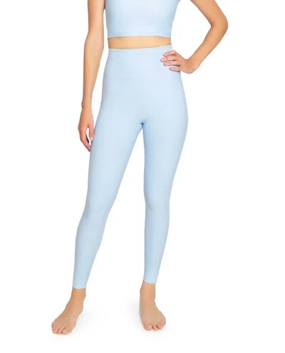 Nicole Miller High Rise Leggings In Windsurfer In Blue