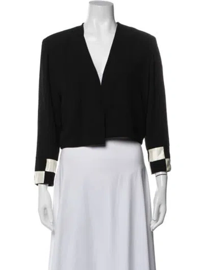 Pre-owned Nicole Miller Jacket In Black