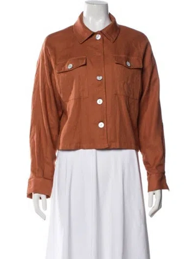 Pre-owned Nicole Miller Jacket In Brown