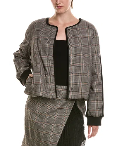 Nicole Miller Jacket In Brown