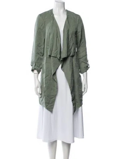 Pre-owned Nicole Miller Jacket In Green