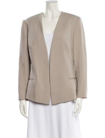 Pre-owned Nicole Miller Jacket In Neutral