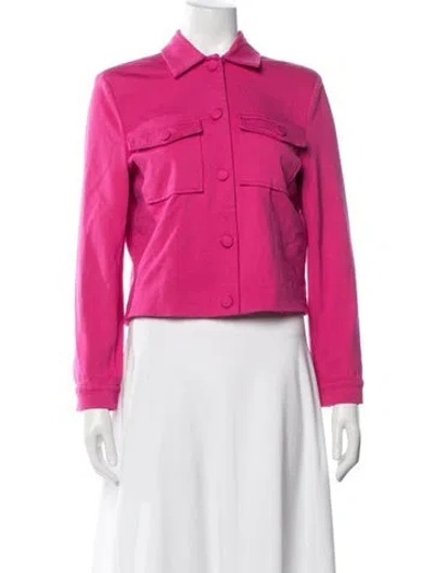 Pre-owned Nicole Miller Jacket In Pink