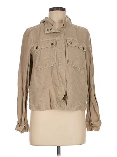 Pre-owned Nicole Miller Jacket In Tan