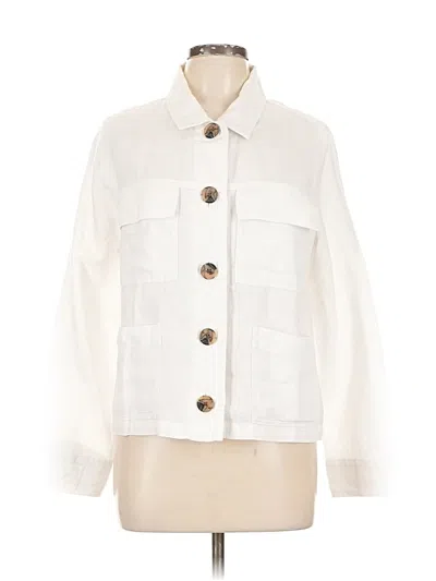 Pre-owned Nicole Miller Jacket In White