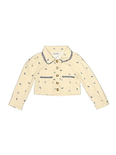 Pre-owned Nicole Miller Kids' Jacket In Yellow