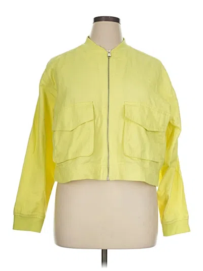 Pre-owned Nicole Miller Jacket In Yellow