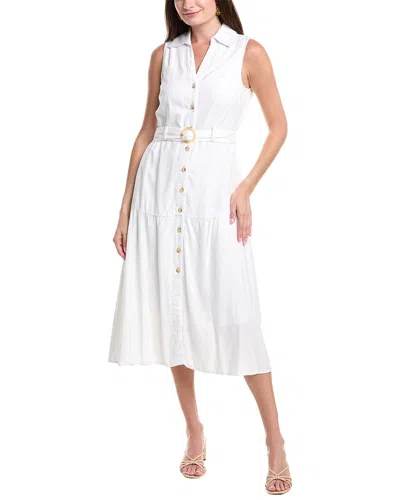 NICOLE MILLER NICOLE MILLER JADE LINEN-BLEND MIDI DRESS