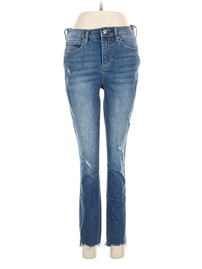 Pre-owned Nicole Miller Jeans In Blue