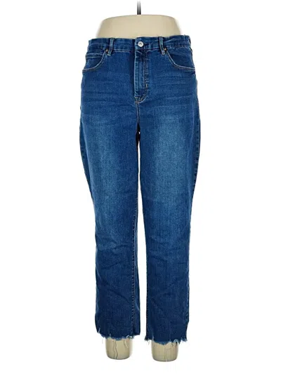 Pre-owned Nicole Miller Jeans In Blue