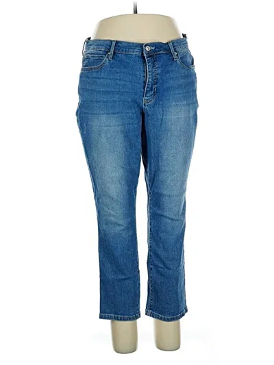 Pre-owned Nicole Miller Jeans In Blue