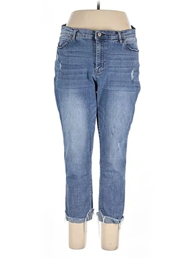 Pre-owned Nicole Miller Jeans In Blue