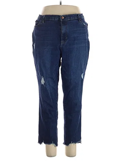 Pre-owned Nicole Miller Jeans In Blue