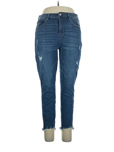 Pre-owned Nicole Miller Jeans In Blue