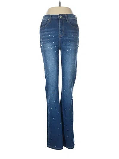 Pre-owned Nicole Miller Jeans In Blue