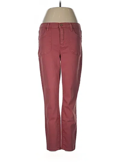 Pre-owned Nicole Miller Jeans In Burgundy