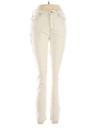 Pre-owned Nicole Miller Jeans In Ivory