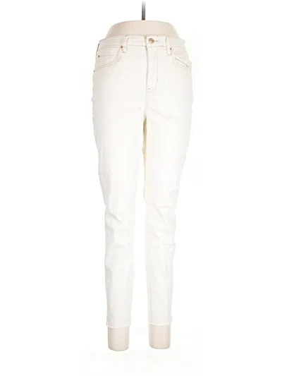 Pre-owned Nicole Miller Jeans In Ivory