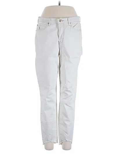 Pre-owned Nicole Miller Jeans In Ivory
