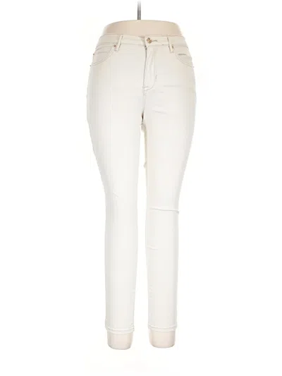 Pre-owned Nicole Miller Jeans In Ivory