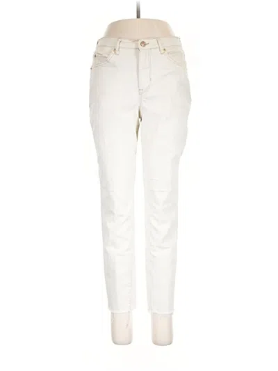 Pre-owned Nicole Miller Jeans In Ivory