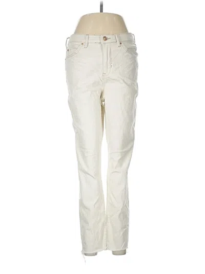 Pre-owned Nicole Miller Jeans In Ivory