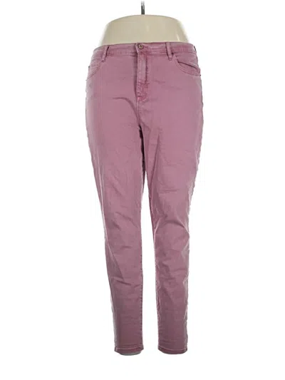 Pre-owned Nicole Miller Jeans In Pink