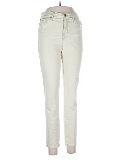 Pre-owned Nicole Miller Jeans In White