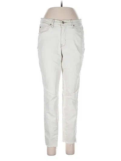 Pre-owned Nicole Miller Jeans In White