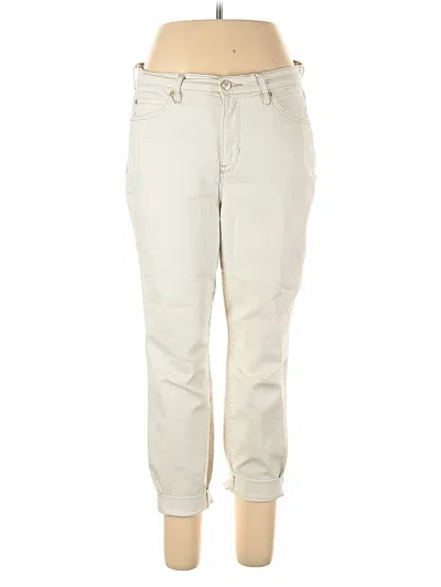Pre-owned Nicole Miller Jeans In White