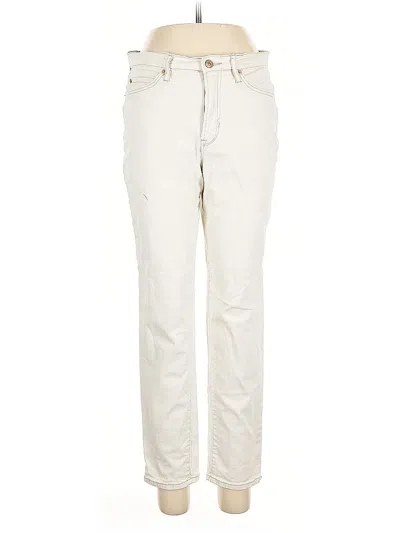 Pre-owned Nicole Miller Jeans In White