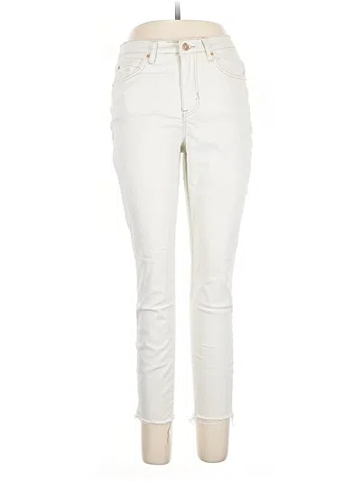 Pre-owned Nicole Miller Jeans In White