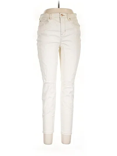 Pre-owned Nicole Miller Jeans In White