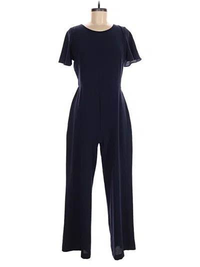 Pre-owned Nicole Miller Jumpsuit In Blue