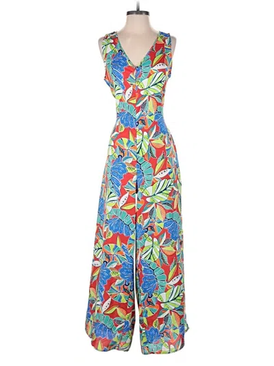 Pre-owned Nicole Miller Jumpsuit In Blue