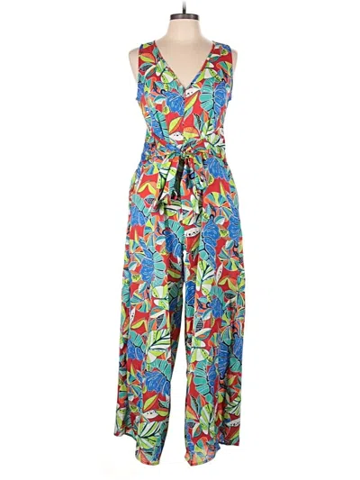Pre-owned Nicole Miller Jumpsuit In Blue
