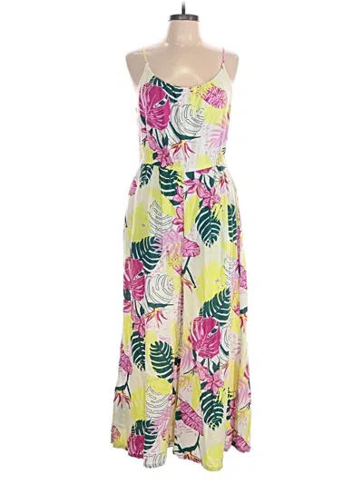 Pre-owned Nicole Miller Jumpsuit In Yellow