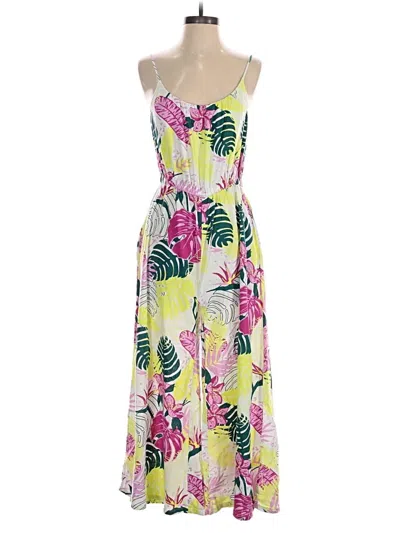 Pre-owned Nicole Miller Jumpsuit In Yellow