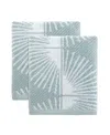 Nicole Miller Kendall 2-pc. Hand Towel Set, 16" X 28" In Oasis