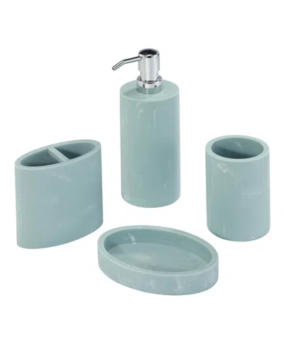 Nicole Miller Kendall 4-pc. Bath Accessory Set In Green