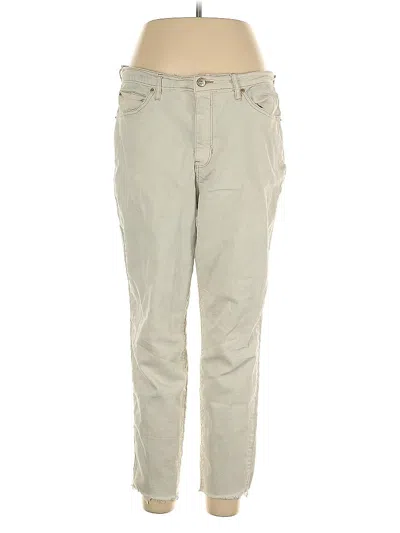 Pre-owned Nicole Miller Khaki Pant In Brown