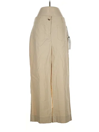 Nicole Miller Khaki Pant In Tan