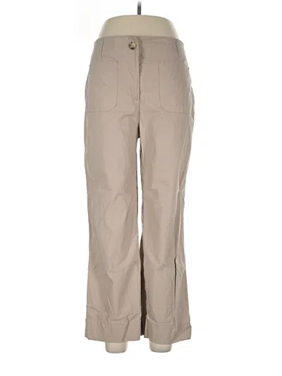 Pre-owned Nicole Miller Khaki Pant In Tan