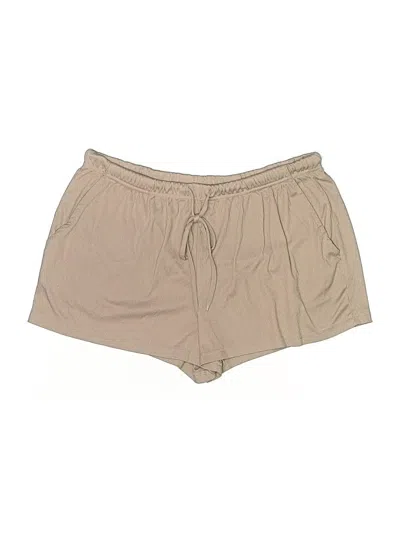 Pre-owned Nicole Miller Khaki Shorts In Brown