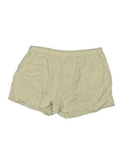 Pre-owned Nicole Miller Khaki Shorts In Green