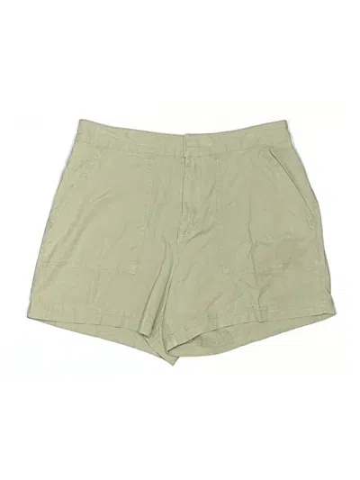 Pre-owned Nicole Miller Khaki Shorts In Green