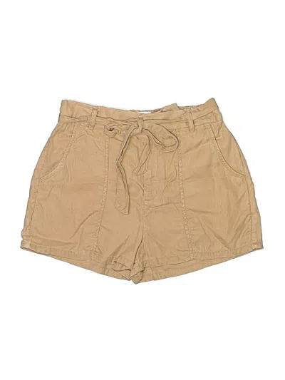 Pre-owned Nicole Miller Khaki Shorts In Tan